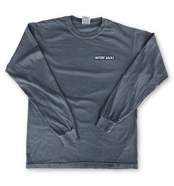 Moon Long Sleeve (Gray) 🌕 - Nature Backs 