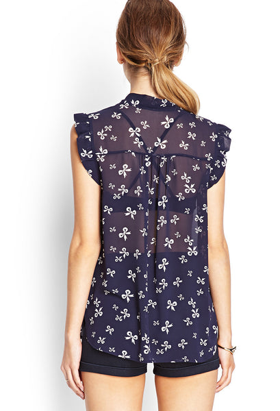 Tea Time Bow Blouse